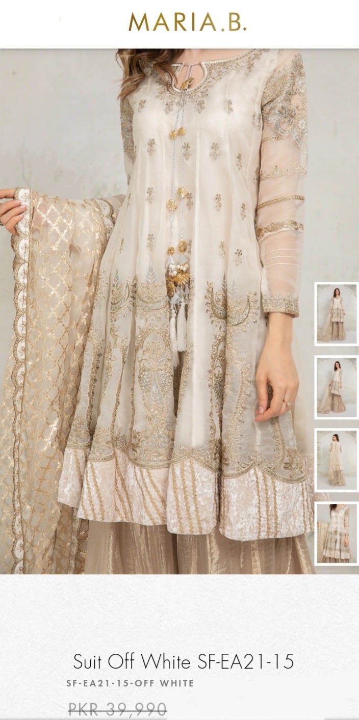 Mariab Fabric Jacquard Organza / lurex