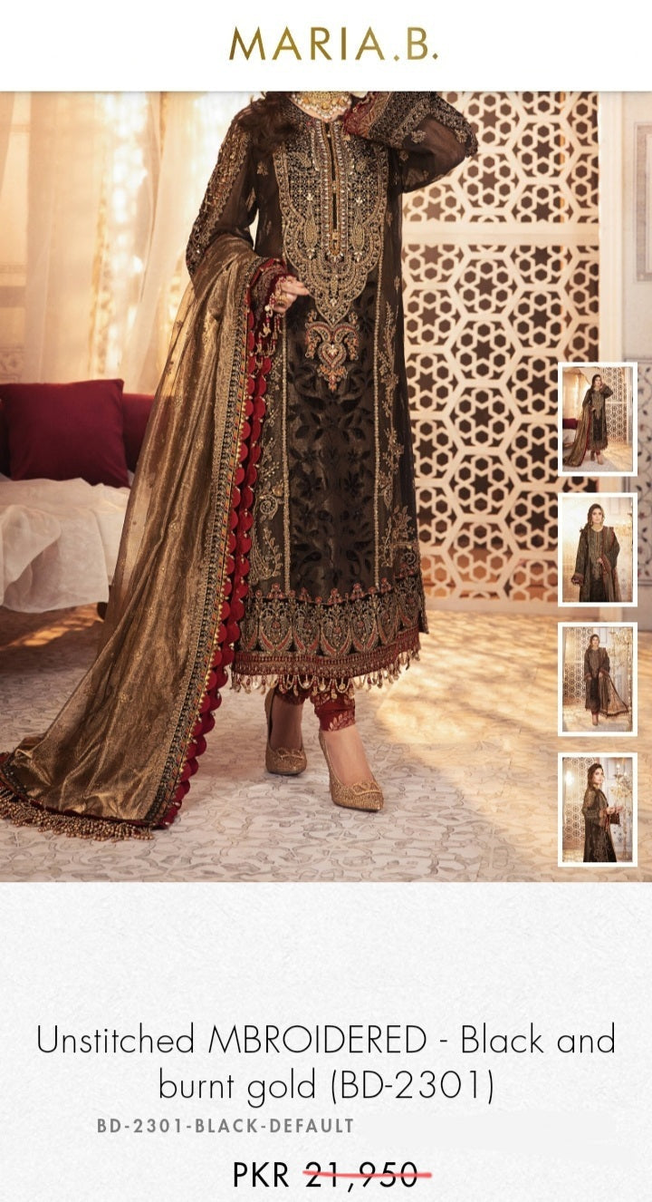 Mariab Fabric Plain Zari Net