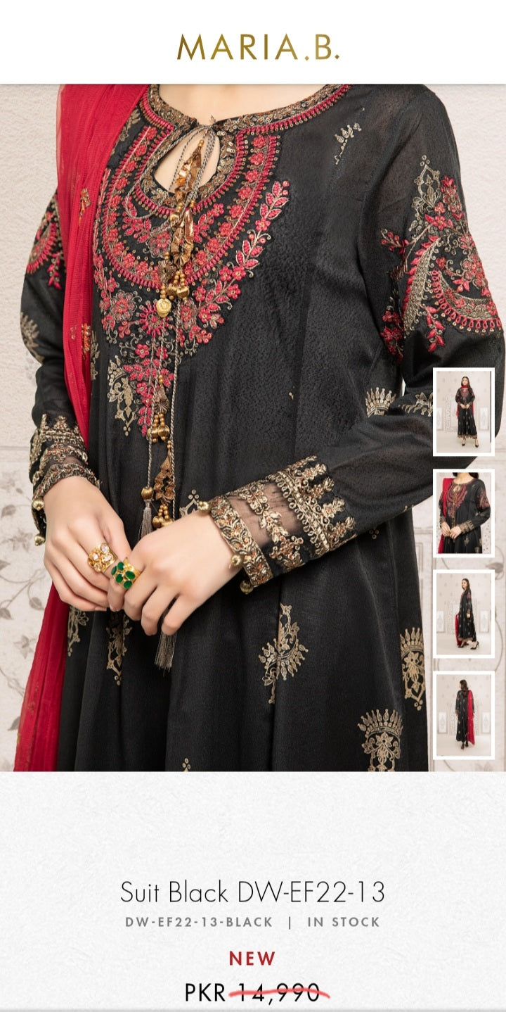 Mariab Neckline hyderabadi