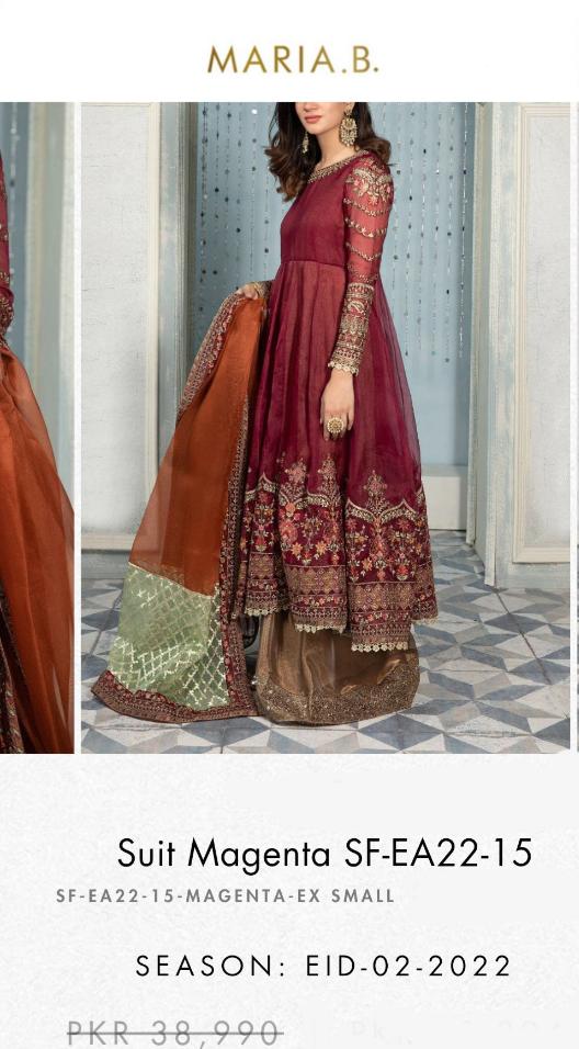 Mariab Duppta Ready to wear