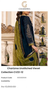 Charizma Sleeves Pair Velvet