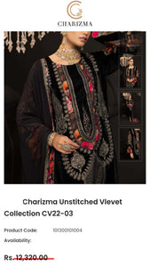 Charizma Sleeves Pair Velvet