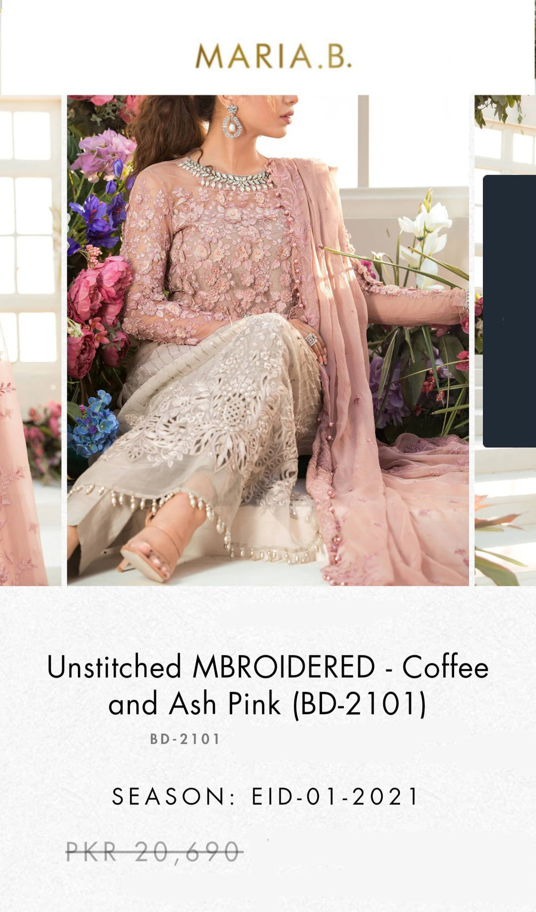 Mariab Patch Cut Work Style