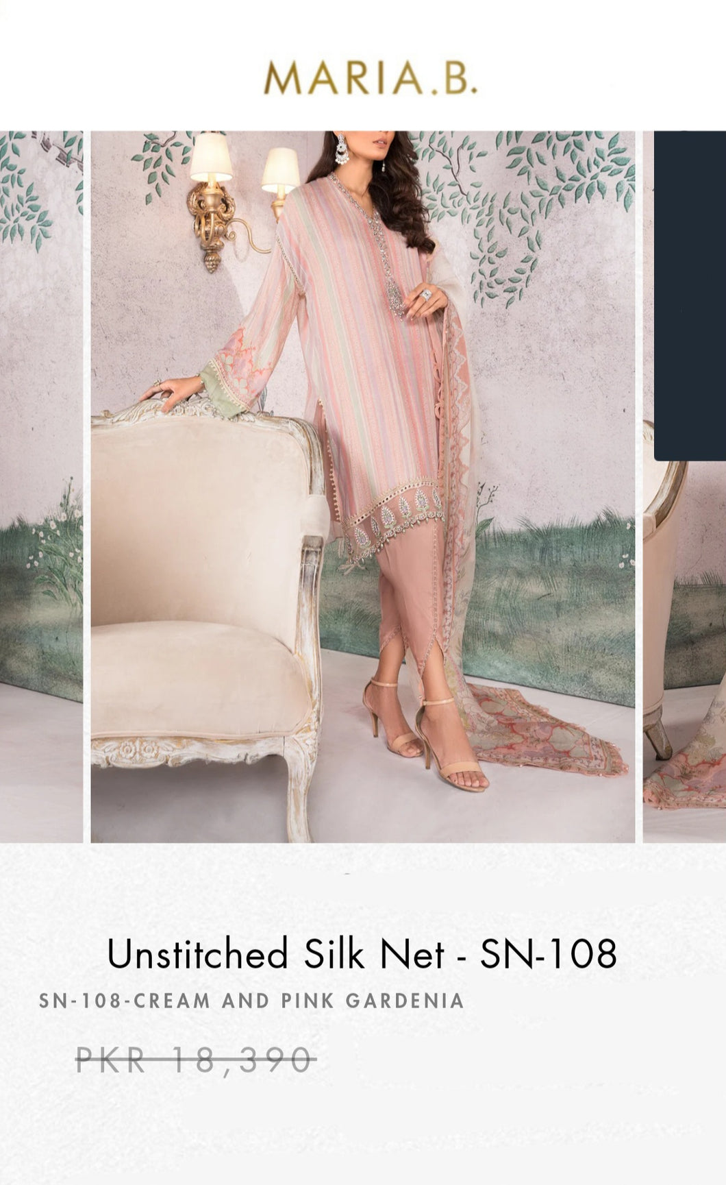 Mariab Fabric Satin