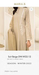 Mariab Shawl wool Ready to wear