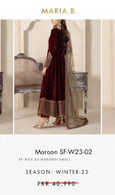 Load image into Gallery viewer, Mariab Fabric Embriodered Zari Net
