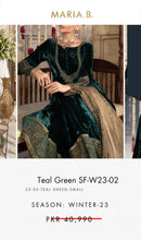 Load image into Gallery viewer, Mariab Fabric Embriodered Zari Net
