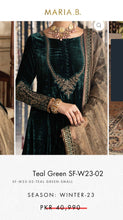 Load image into Gallery viewer, Mariab Fabric Embriodered Zari Net
