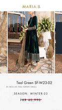 Load image into Gallery viewer, Mariab Fabric Embriodered Zari Net
