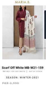 Mariab Shawl wool Ready to wear