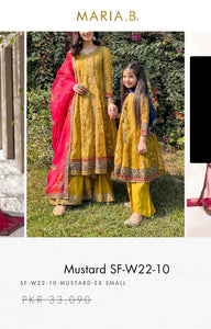 Mariab Fabric Embroidered Organza