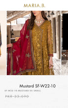 Load image into Gallery viewer, Mariab Fabric Embroidered Organza
