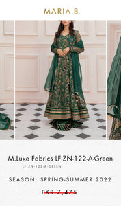 Mariab Fabric Luxe Zari Net