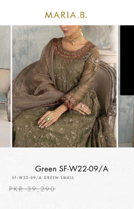 Mariab Fabric Luxe Zari Net