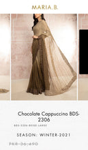 Load image into Gallery viewer, Mariab Saree Hand work Chiffon
