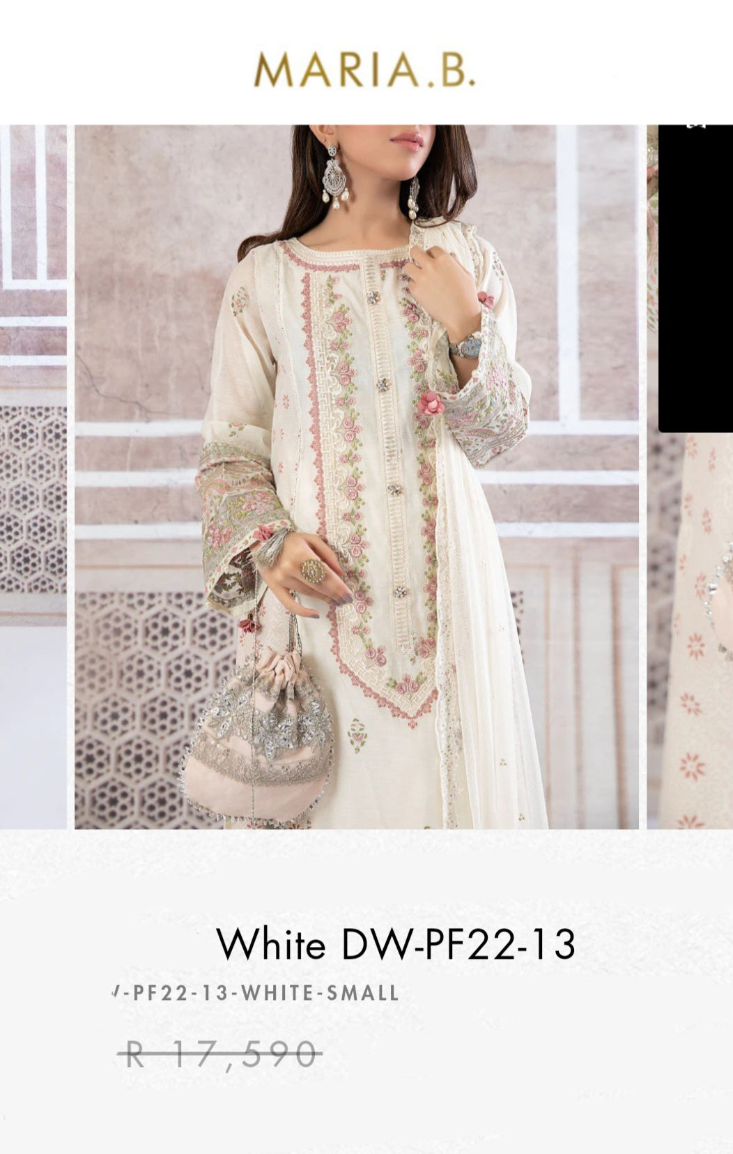 Mariab Neckline Long