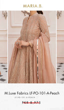 Load image into Gallery viewer, Mariab Fabric Luxe Embroidered Organza
