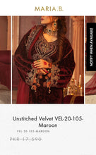 Load image into Gallery viewer, Mariab Shirt Palachee Velvet
