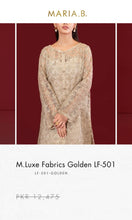 Load image into Gallery viewer, Mariab Fabric Luxe Zari Net
