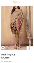 Load image into Gallery viewer, Kayesria Shawl Wool Embroidered
