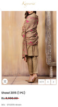 Load image into Gallery viewer, Kayesria Shawl Wool Embroidered
