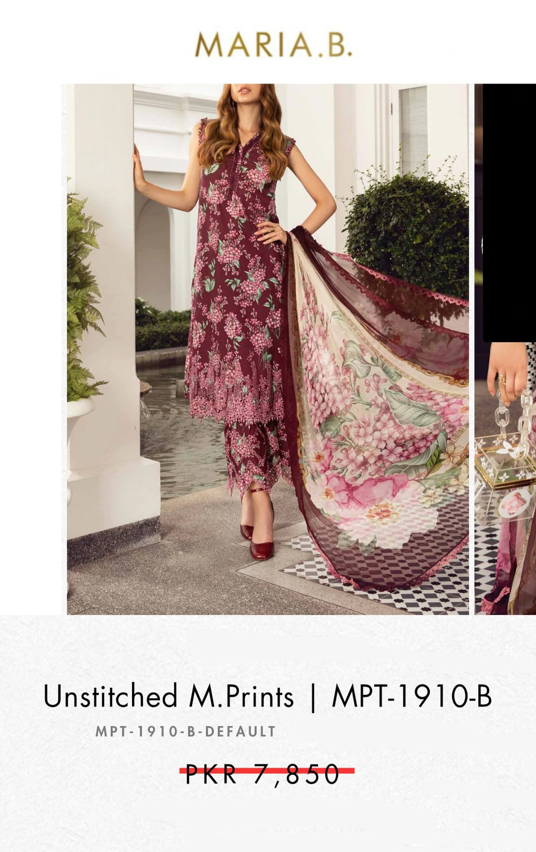 Mariab Fabric Printed