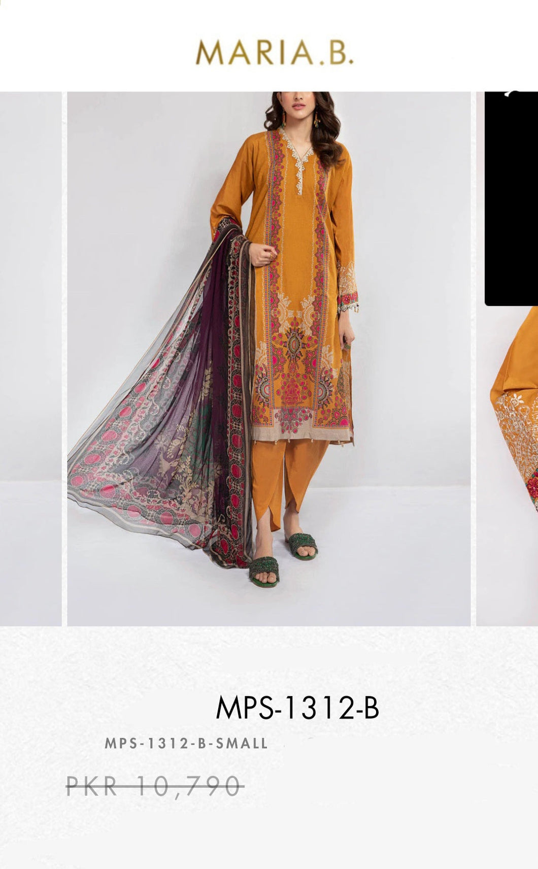 Mariab Duppta Printed Chiffon