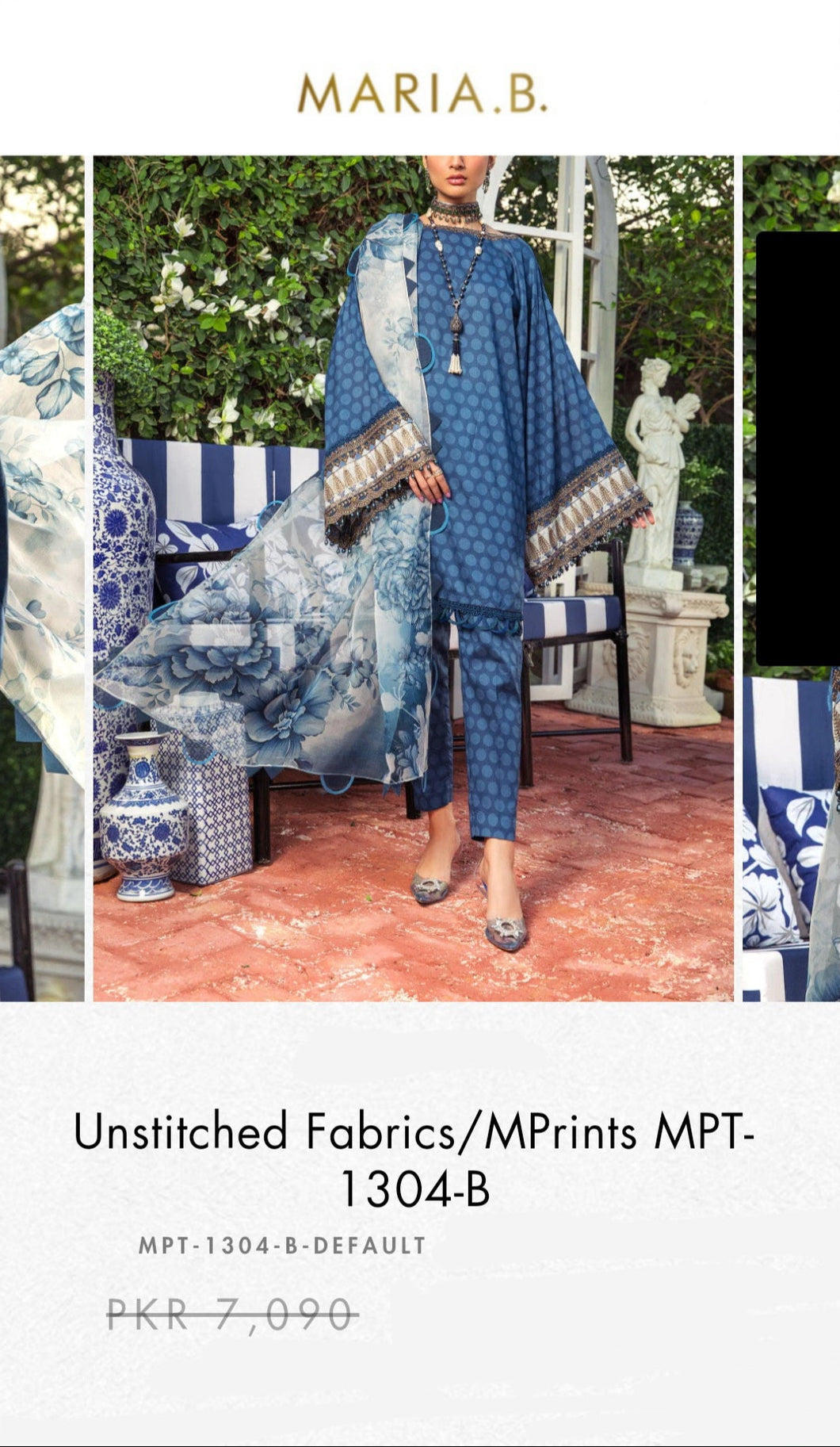 Mariab Duppta Printed Organza