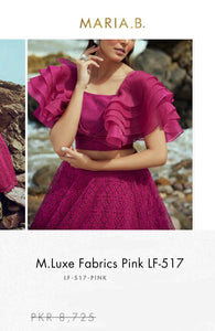 Mariab Fabric Luxe Cut work Organza