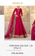 Load image into Gallery viewer, Mariab Fabric Raw silk
