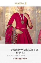 Load image into Gallery viewer, Mariab Fabric Raw silk

