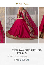 Load image into Gallery viewer, Mariab Fabric Raw silk
