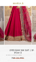 Load image into Gallery viewer, Mariab Fabric Raw silk

