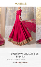 Load image into Gallery viewer, Mariab Fabric Raw silk
