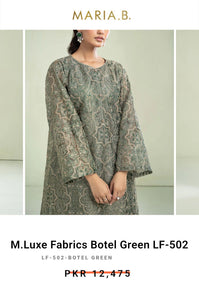 Mariab Fabric Luxe Zari Net