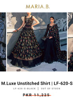Load image into Gallery viewer, Mariab Fabric Luxe Embroidered Chiffon
