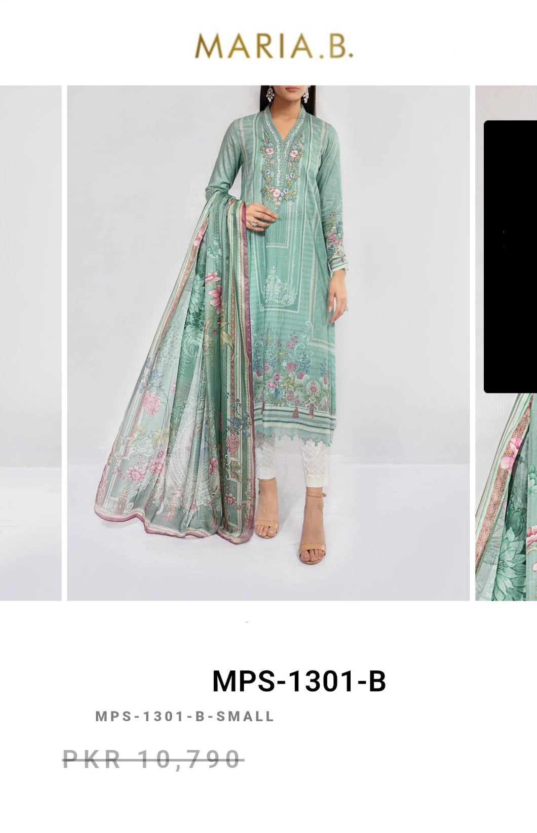 Mariab Duppta Printed Silk
