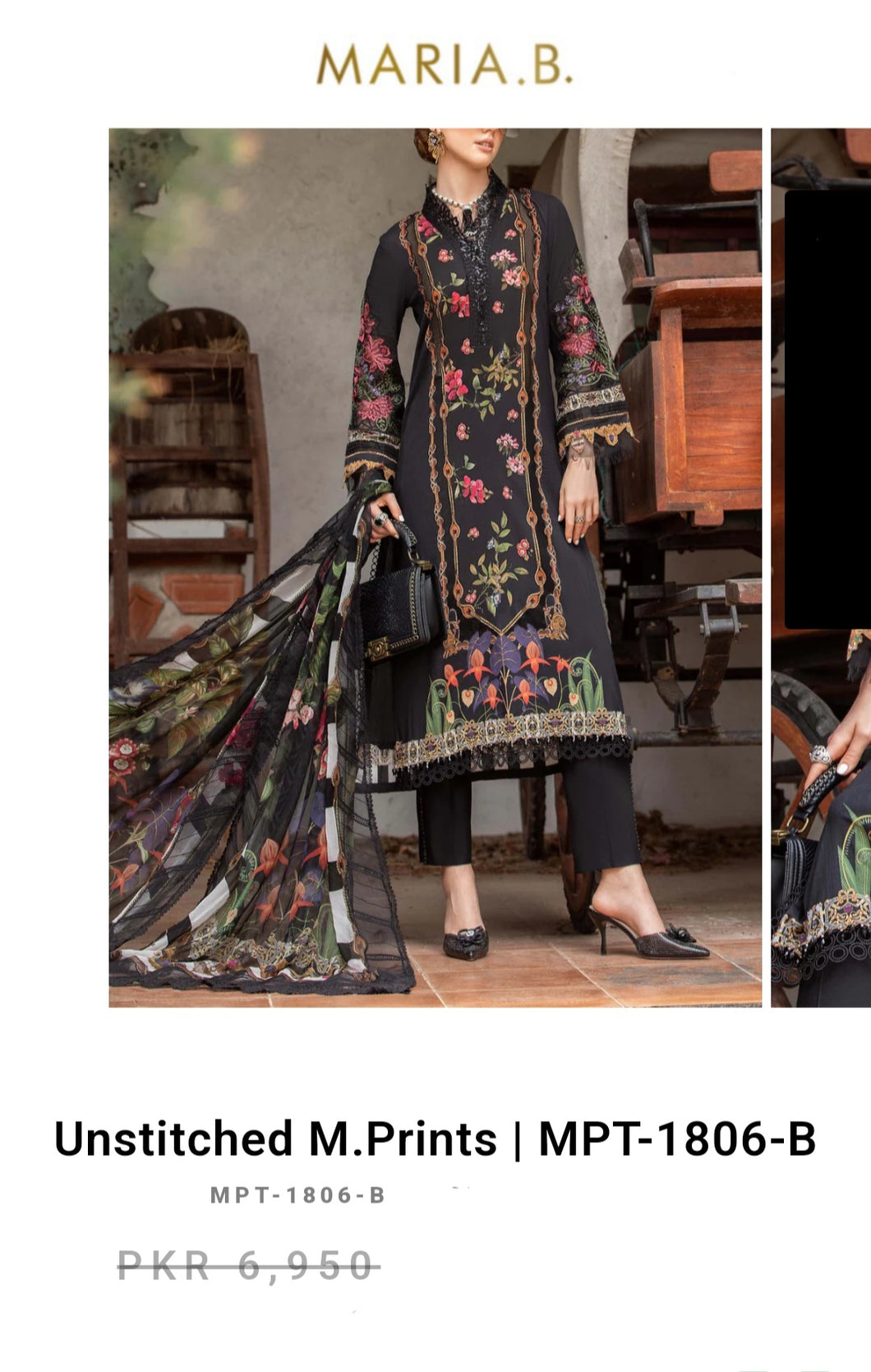 Mariab Shirt Printed Lawn