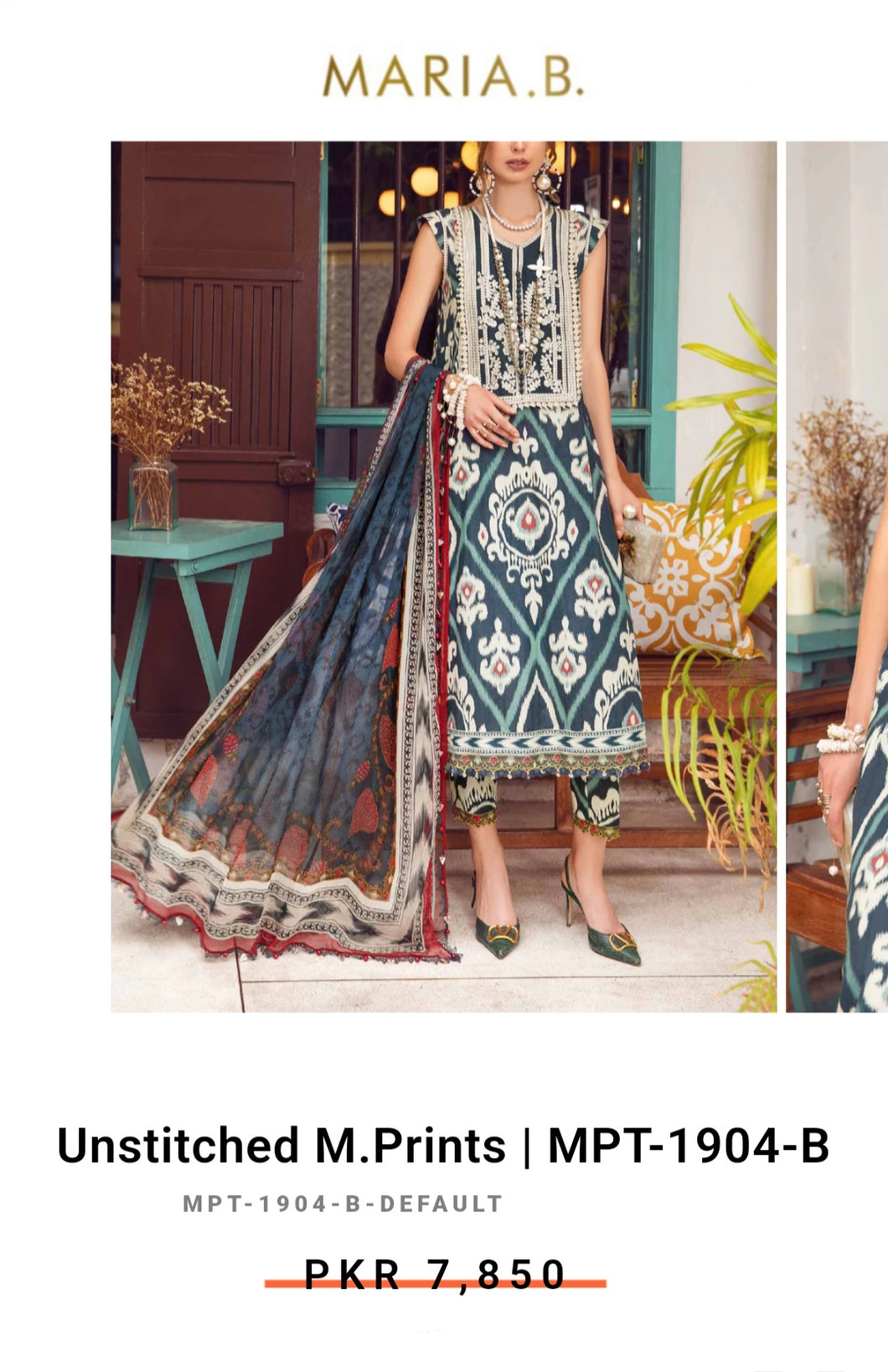 Mariab Duppta Printed Chiffon