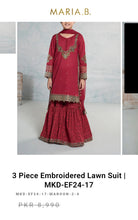 Load image into Gallery viewer, Mariab Fabric Printed Lawn
