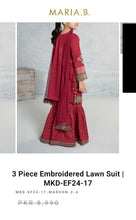 Load image into Gallery viewer, Mariab Fabric Printed Lawn
