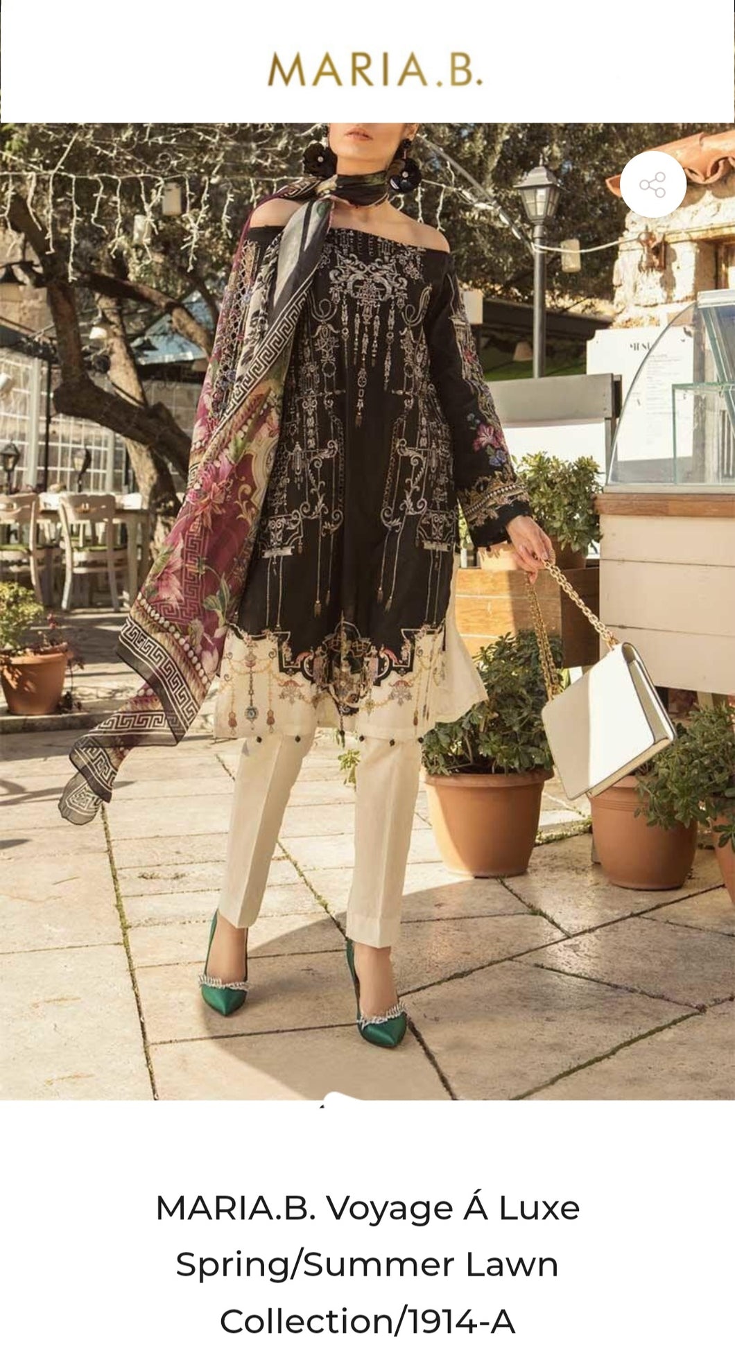 Mariab Duppta Printed Silk