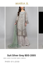 Load image into Gallery viewer, Mariab Fabric Plain Zari Net
