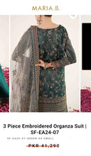 Load image into Gallery viewer, Mariab Front Luxe Zari Net
