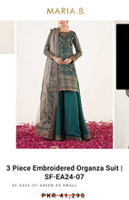 Load image into Gallery viewer, Mariab Fabric Embroidered Zari Net
