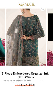 Mariab Fabric Embroidered Zari Net