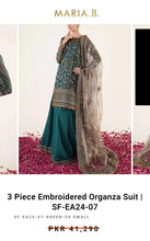 Load image into Gallery viewer, Mariab Fabric Embroidered Zari Net
