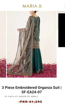 Load image into Gallery viewer, Mariab Fabric Embroidered Zari Net
