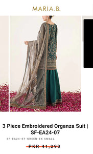 Mariab Fabric Embroidered Zari Net