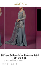 Load image into Gallery viewer, Mariab Duppta Ready to wear chiffon scallop
